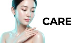 시술 후 회복과 케어를 상징하는 편안한 표정의 여성 모델